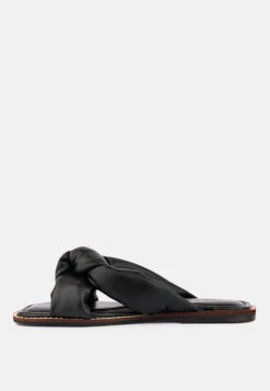 CHUBS Black Puffy Strap Sliders Flat -Rag & Co Shop 2 260ae35c 6431 461f b31f 789161b91d77