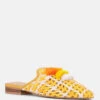 MARIANA Yellow Woven Flat Mules With Tassels -Rag & Co Shop 2 54c4c7c6 8e0f 4708 8b85 c5b334344b60
