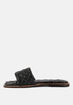 ODALTA Black Handcrafted Quilted Summer Flats -Rag & Co Shop 2 763a1047 8894 4351 b619 880ba1a524b7