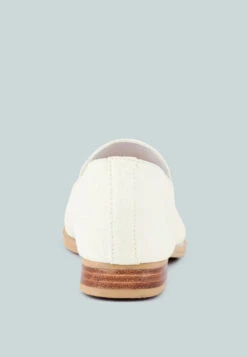 BOUGIE White Organic Canvas Loafers -Rag & Co Shop 3 d0d6e9b3 63bb 449b 8036 11b746a4f3f7