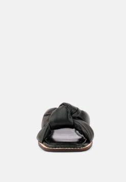 CHUBS Black Puffy Strap Sliders Flat -Rag & Co Shop 3 f3e6f52a 7e46 4007 9e73 f8a0cf78a8ec
