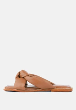 CHUBS Tan Puffy Strap Sliders Flat -Rag & Co Shop 5 eaa8d1ee 8e12 4b2c bc02 37f891c9bd9c