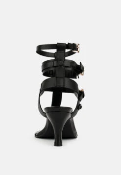 NEREID Black Kitten Heel Cut Out Gladiator Sandals -Rag & Co Shop 6 39d275de 9187 4b2d b5c5 d4166521e8df