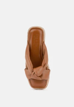 CHUBS Tan Puffy Strap Sliders Flat -Rag & Co Shop 7 1e268412 71e9 497e a36e 6ac5028f2aee