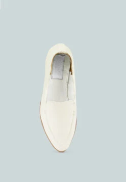 BOUGIE White Organic Canvas Loafers -Rag & Co Shop 7 2495aabb 323c 4d9b 9e74 98528f625a62