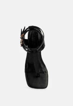 NEREID Black Kitten Heel Cut Out Gladiator Sandals -Rag & Co Shop 7 7fdcae8e 65db 47e9 bbfb 3ae3817a750c