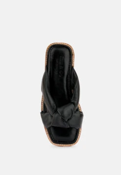 CHUBS Black Puffy Strap Sliders Flat -Rag & Co Shop 8 c4c4f4e6 be71 48f3 9760 6f77b76d8f9a