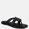 ANGELES Black Flat Slip Ons -Rag & Co Shop ANGELESBlackFlatSlipOns RCSH4100BLACK 2