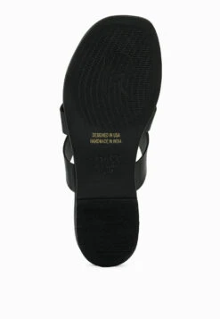 ANGELES Black Flat Slip Ons -Rag & Co Shop ANGELESBlackFlatSlipOns RCSH4100BLACK 8