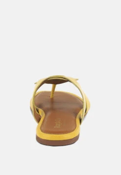 ANGELES Yellow Flat Slip Ons -Rag & Co Shop ANGELESYellowFlatSlipOns RCSH4100 YELLOW 2
