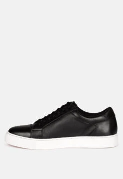 ASHFORD Black Fine Leather Handcrafted Sneakers 12 ASHFORD Black Fine Leather Handcrafted Sneakers -Rag & Co Shop ASHFORDBlackFineLeatherHandcraftedSneakers RCSH2948 Black 4 c6c62fc0 a6ff 43d4 acdb a13011ce962c