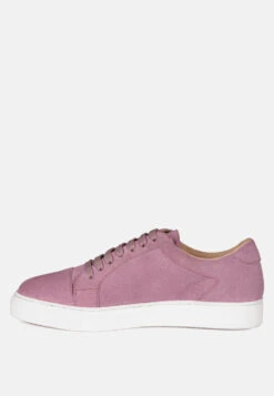 ASHFORD Pink Fine Suede Handcrafted Sneakers -Rag & Co Shop ASHFORDPinkFineLeatherHandcraftedSneakers RCSH2948 Pink 4 daa05af4 b1cc 4b99 a8f5 133004be599d
