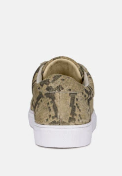 ASHFORD Snake Print Handcrafted Sneakers -Rag & Co Shop ASHFORDSnakeSkinPrintHandcraftedSneakers RCSH2948 NaturalSnake 4 7b5e70f0 0c29 4be0 84ea 98a31e549349