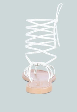 BAXEA Handcrafted White Tie Up String Flats -Rag & Co Shop BAXEAHandcraftedWhiteTieUpStringFlats RCSH2952 White 5 6a52be8b 3941 48a9 ab7b 653dc37bf256