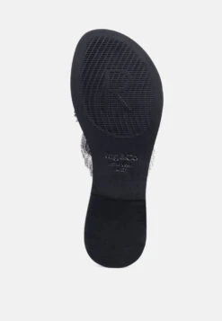 BEECH Handwoven Natural Silver Suede Tassel Thong Flats -Rag & Co Shop BEECHHandwovenNaturalSilverSuedeTasselThongFlats RCSH2951 Silver 9