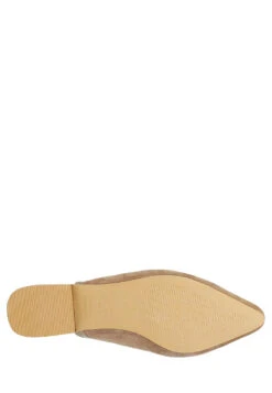 ORLA Taupe Classic Suede Walking Mules -Rag & Co Shop Backcopy 0000 Curves1