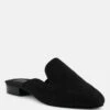 CALICO Black Organic Canvas Mules