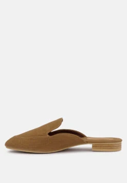 CALICO Tan Organic Canvas Mules -Rag & Co Shop CALICOTanOrganicCanvasMules RCSH3123 Tan 1