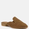 CALICO Tan Organic Canvas Mules