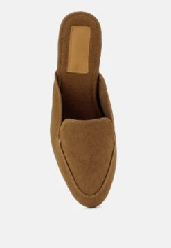 CALICO Tan Organic Canvas Mules -Rag & Co Shop CALICOTanOrganicCanvasMules RCSH3123 Tan 7