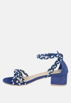 CANDANCE Blue Block Heel Sandal -Rag & Co Shop CANDANCEBlockHeelSandal RCSH2024 Blue 3 049040da f714 4085 8aaa 4b1a92bffedb