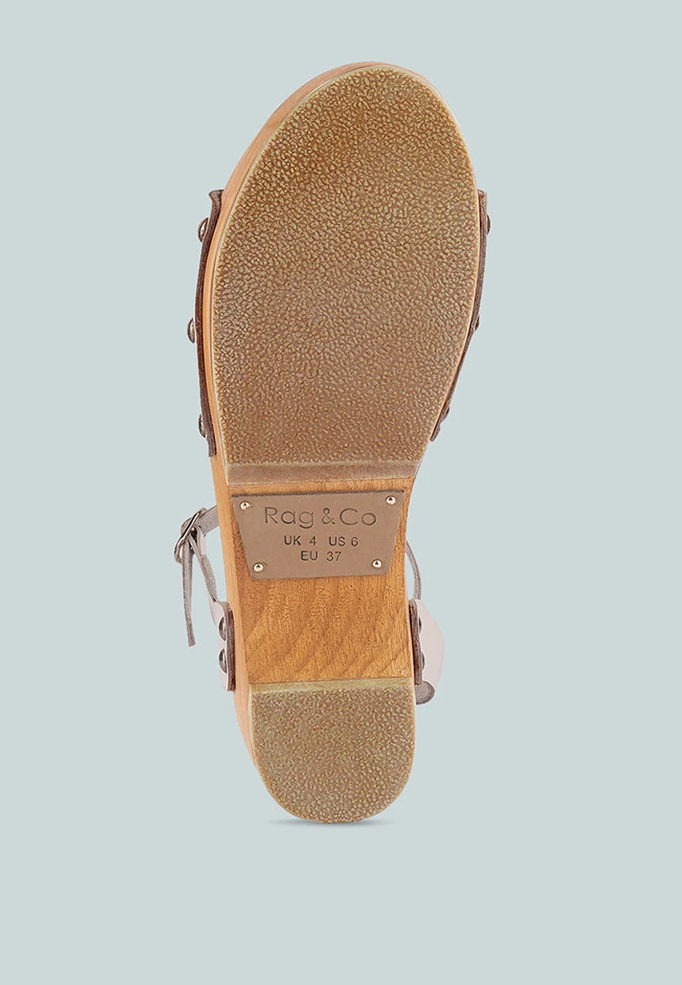 CARA White Wooden Clogs 9 CARA White Wooden Clogs - Image 7