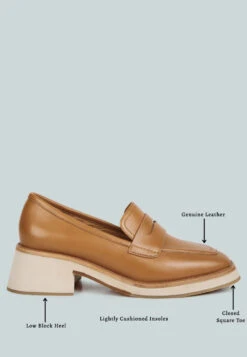 MOORE Lead Lady Loafers In Tan -Rag & Co Shop Ditels