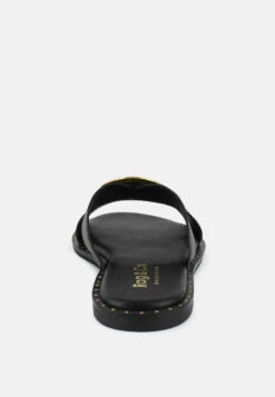 EUDORA Embellished Black Slip-ons 20 EUDORA Embellished Black Slip-ons -Rag & Co Shop EUDORAEmbellishedBlackSlip ons RCSH4092 BLACK 4