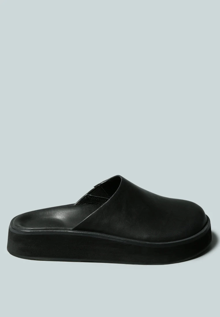 GIVENS Flatform Black Slip-On 4 GIVENS Flatform Black Slip-On - Image 2
