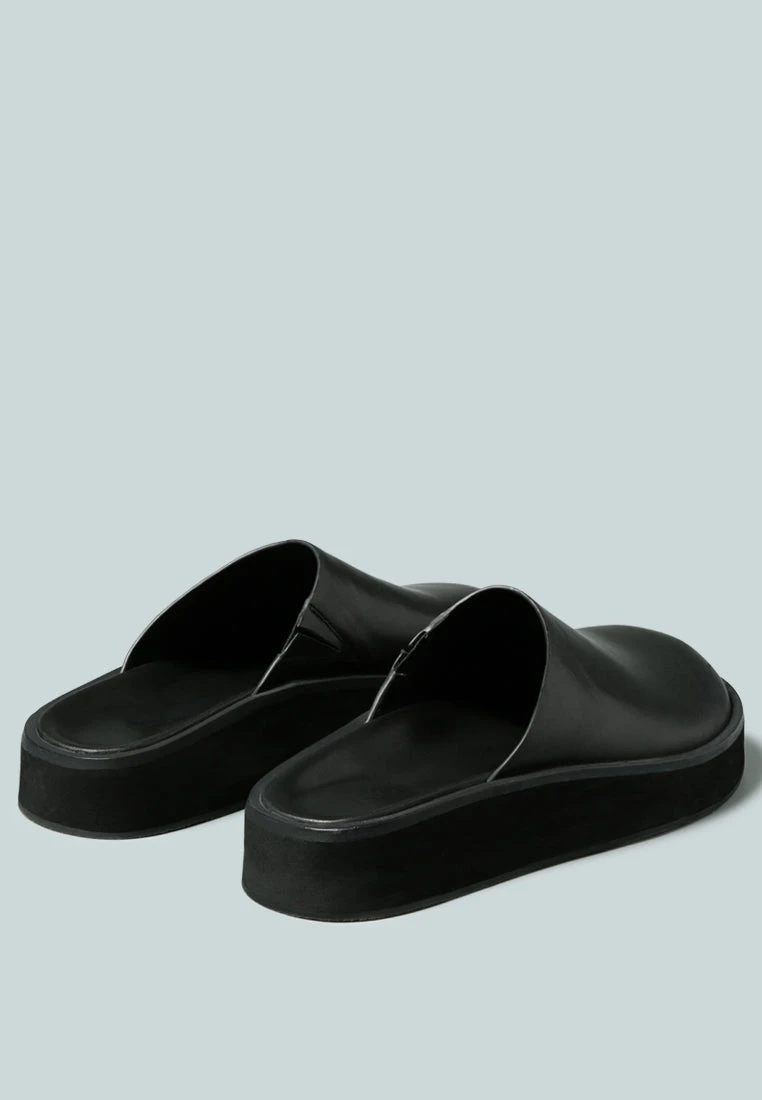 GIVENS Flatform Black Slip-On 6 GIVENS Flatform Black Slip-On - Image 4