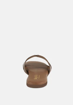 IVANKA Tan Cut Out Slip On Sandals 14 IVANKA Tan Cut Out Slip On Sandals -Rag & Co Shop IVANKATanCutOutSlipOnSandals RCSH4083 TAN 3