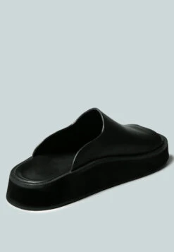 JOLIE Platform Black Slip-On -Rag & Co Shop JOLIEPlatformBlackSlip On RCSH2373 Black 5