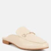 KRISTY Horsebit Embellished Mules In Beige -Rag & Co Shop KRISTYHorsebitEmbellishedMulesinBeigeRCSH4077Beige 2