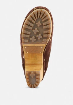 MAAYA Brown Handcrafted Collared Suede Boot -Rag & Co Shop MAAYABrownHandcraftedCollaredSuedeBoot RCSH2961 Brown 3