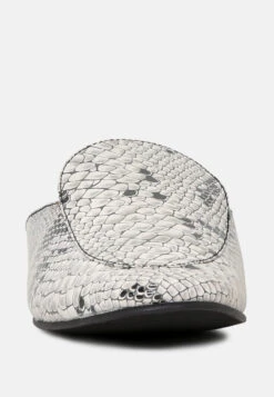 MARLA Black Metallic Leather Mules -Rag & Co Shop MARLABlackMetallicLeatherMules RCSH1869 Black 6