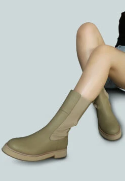 MILLER Chelsea Classic Taupe Boot -Rag & Co Shop MILLERChelseaClassicTaupeBoot RCSH2371 Taupe 6