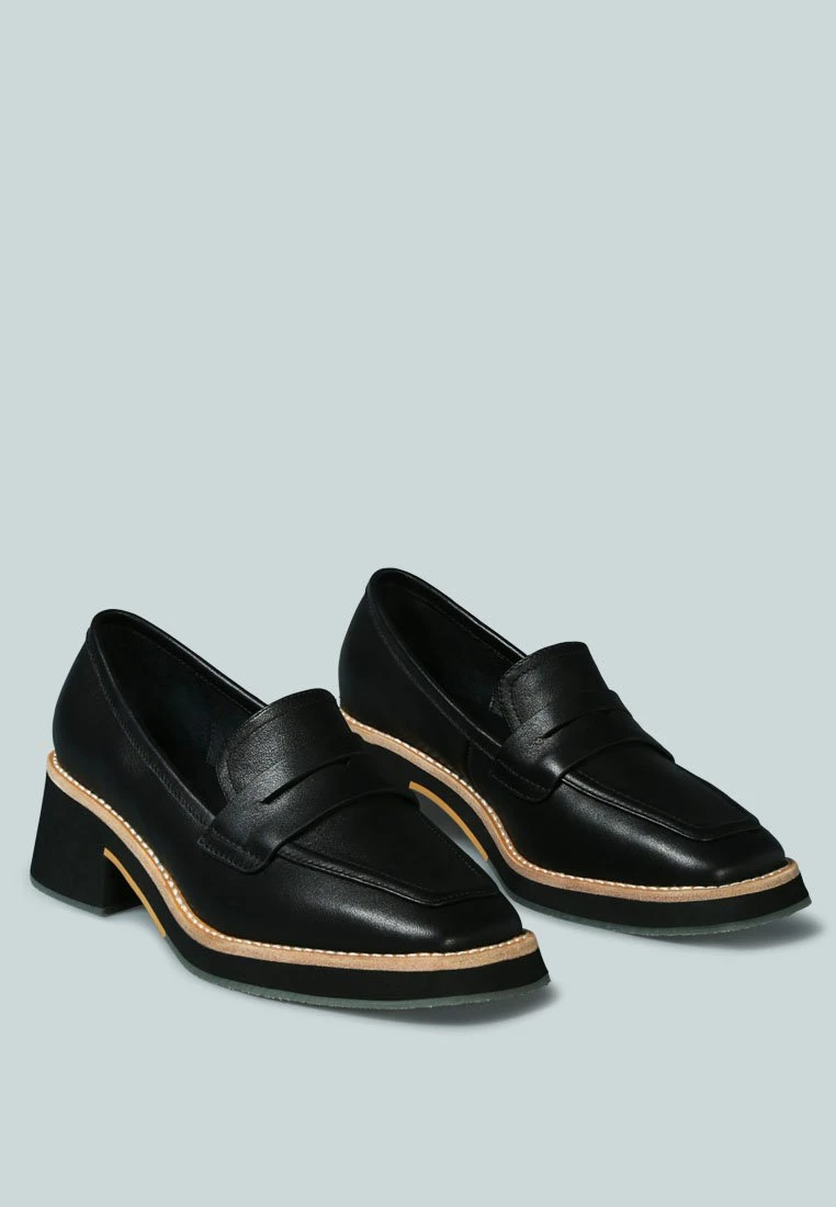 MOORE Lead Lady Loafers In Black 3 MOORE Lead Lady Loafers In Black