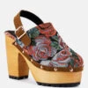 MURAL Tapestry Handcrafted Clogs 1 MURAL Tapestry Handcrafted Clogs -Rag & Co Shop MURALTapestryHandcraftedClogs RCSH2960 Floral 2