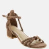 NICOLA Taupe Block Heel Sandal -Rag & Co Shop NICOLATaupeBlockHeelSandal RCSH1864 Taupe 3