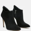 NYXA Stiletto Ankle Boot In Black