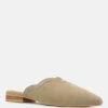 ORLA Taupe Classic Suede Walking Mules