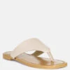 OROFERR Latte Soft Leather Luxury Thong Flats -Rag & Co Shop OROFERLatteSoftLeatherLuxuryThongFlats RCSH2954 Latte 2