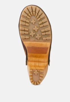 OCHROMA Vintage Patchwork Suede Mule Clogs In Tan 13 OCHROMA Vintage Patchwork Suede Mule Clogs In Tan -Rag & Co Shop OchromaVintagePatchworkSuedeMuleClogsinTan RCSH2785 Tan 9