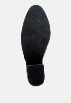 PALMA Leopard Print Stacked Heel Mules -Rag & Co Shop PALMALeopardPrintStackedHeelMules RCSH1867 Leopard 14