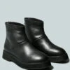 PALTROW Zip-up Black Ankle Boot