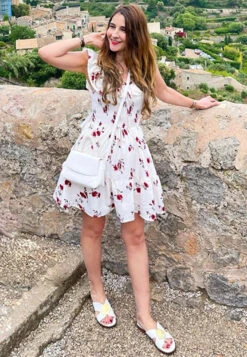 EUDORA Embellished White Slip-ons -Rag & Co Shop RCSH4092 White