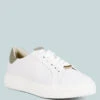 SCHICK Lace Up Leather Sneakers In Grey 1 SCHICK Lace Up Leather Sneakers In Grey -Rag & Co Shop SCHICKLaceUpLeatherSneakersinWhiteGreyRCSH4203White Grey 11