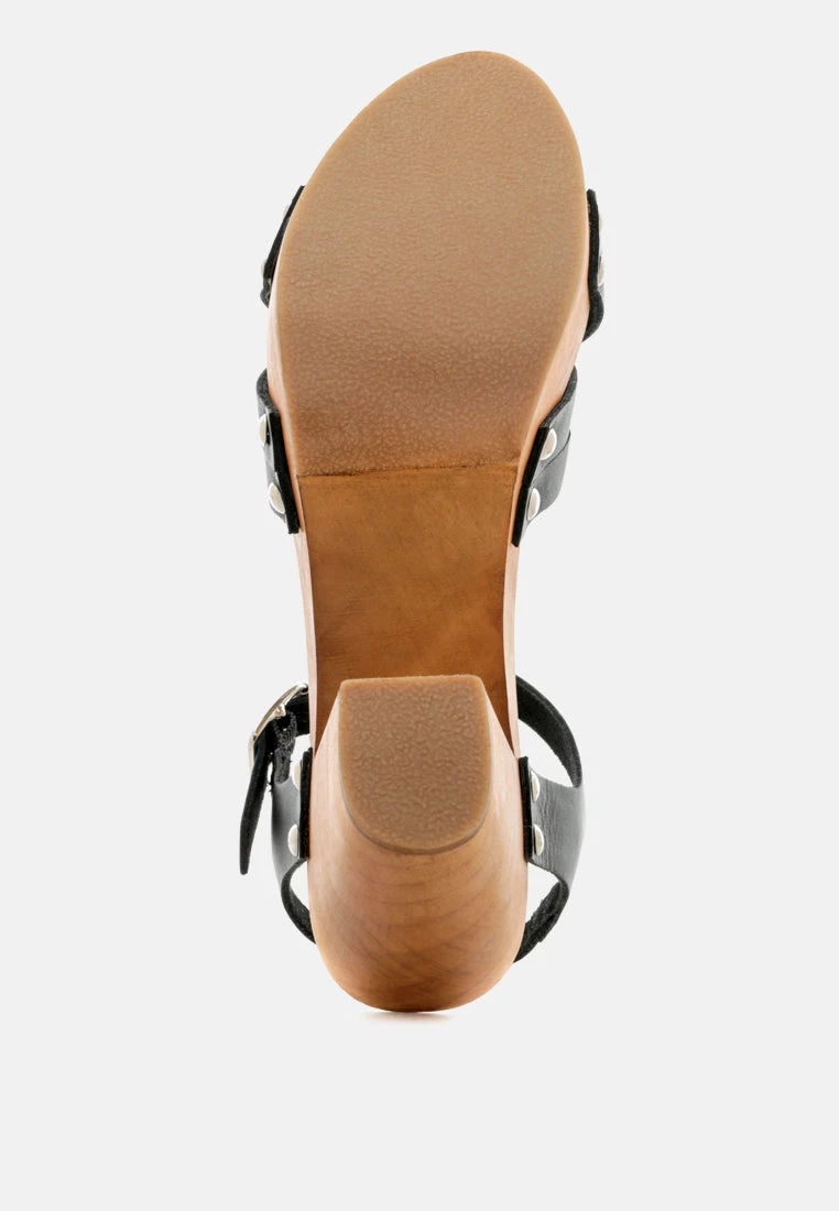 VELMA Black Ankle Strap Sandal 9 VELMA Black Ankle Strap Sandal - Image 7