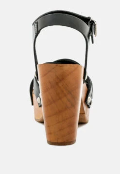 VELMA Black Ankle Strap Sandal 14 VELMA Black Ankle Strap Sandal -Rag & Co Shop VELMABlackAnkleStrapSandal RCSH1858 Black 7