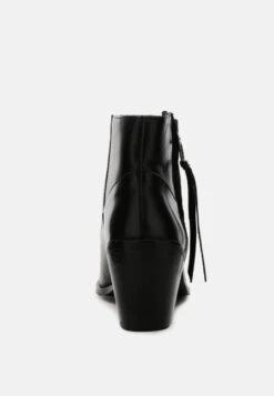 VIVIANA Black Ankle Boots With Zipper -Rag & Co Shop VIVIANABlackAnkleBootswithZipper RCSH1960 Black 4 461b6018 f9e9 4504 be74 1bc7cc98a024